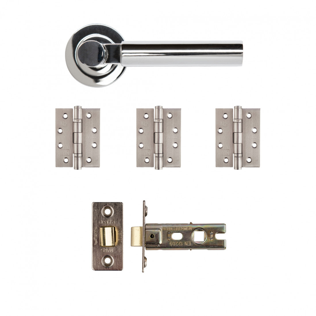 Arcadia Latch Kit Polished Chrome Finish