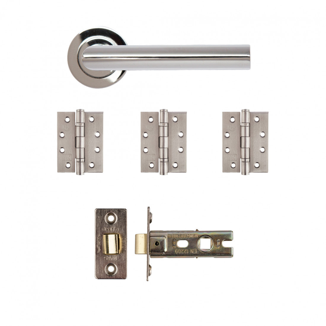 Ares Latch Kit Polished Chrome Finish