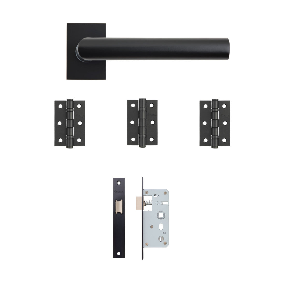 Ares Urban Latch Kit Matt Black Finish