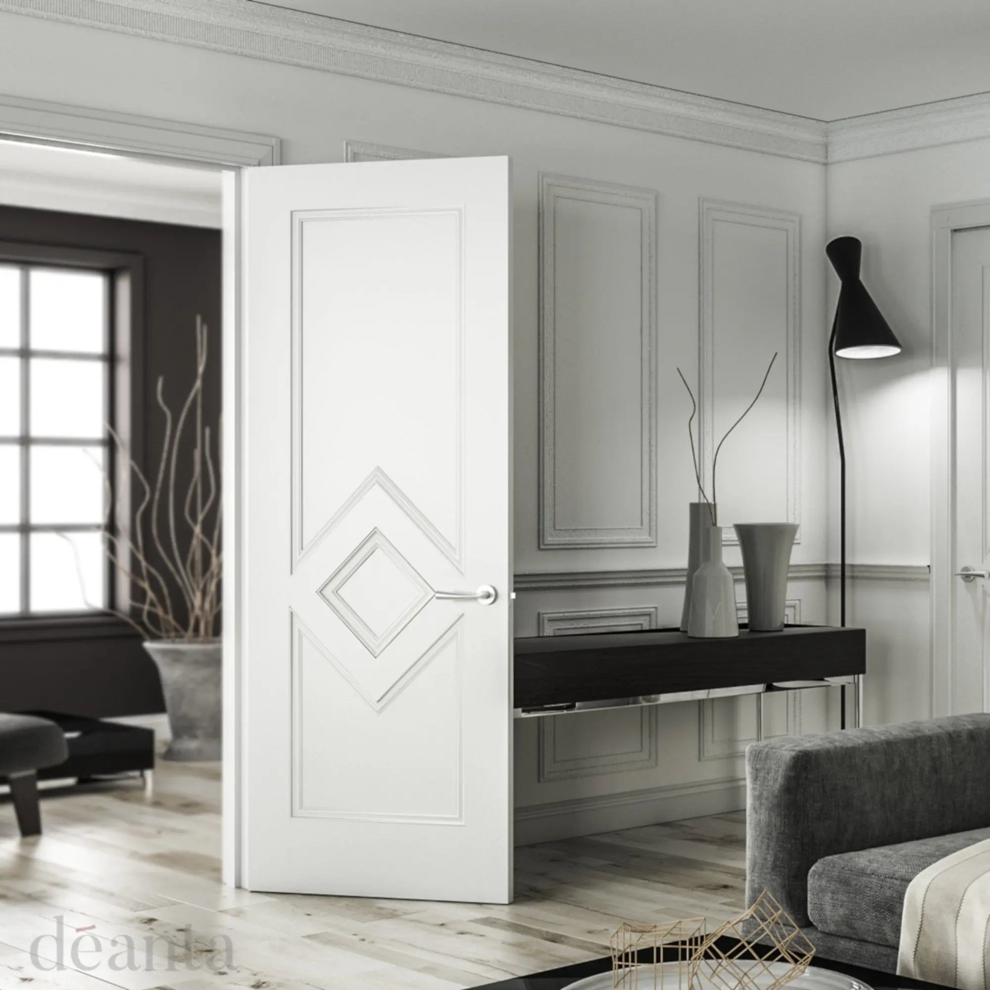 Ascot White Primed Deanta Internal door life