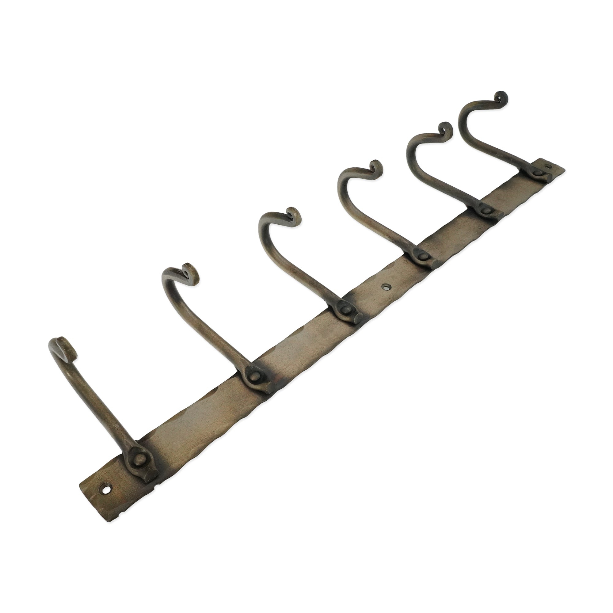 Iron Coat Hook Plain 6 leg - Antique