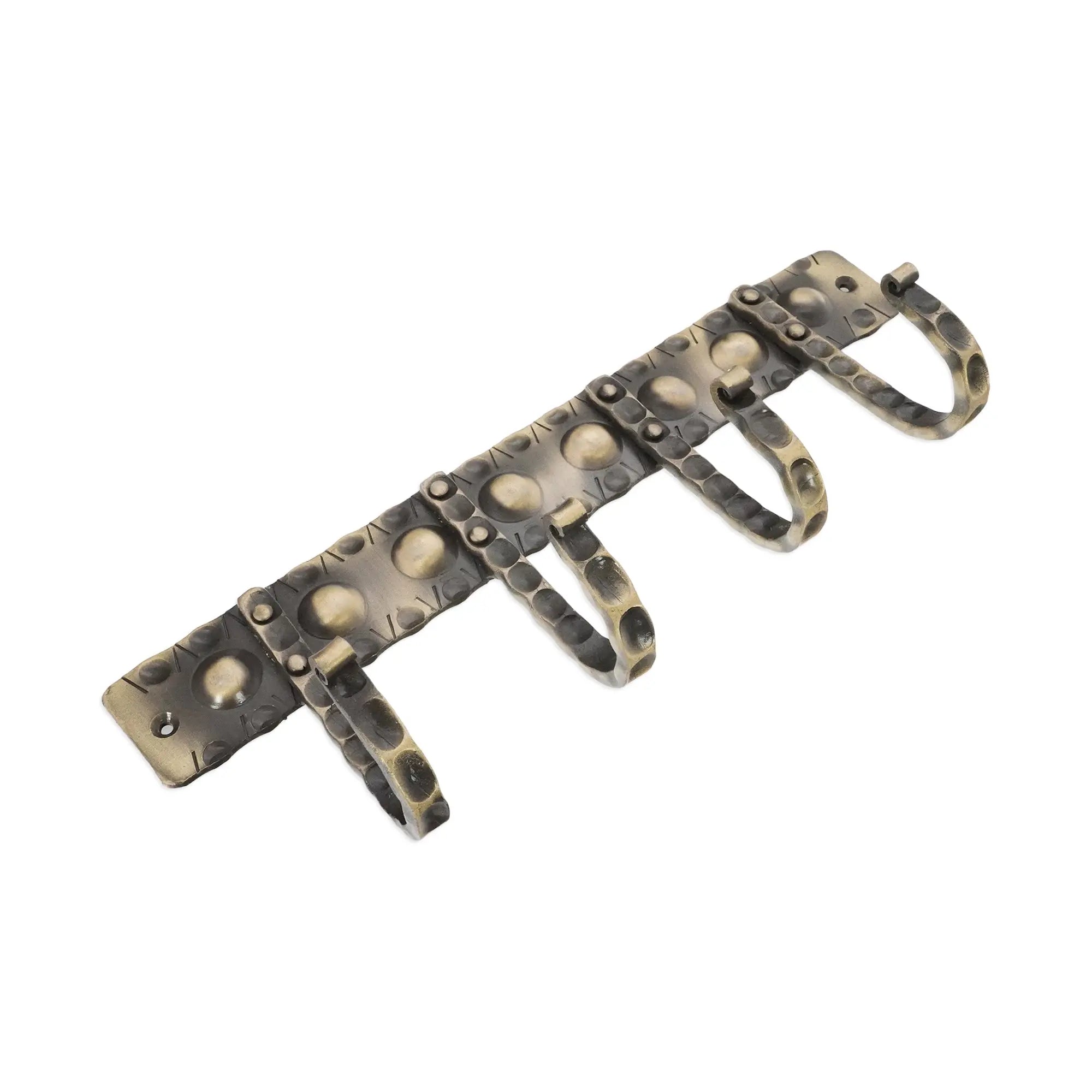 Iron Coat Hook Dotted 4 leg - Antique Spira