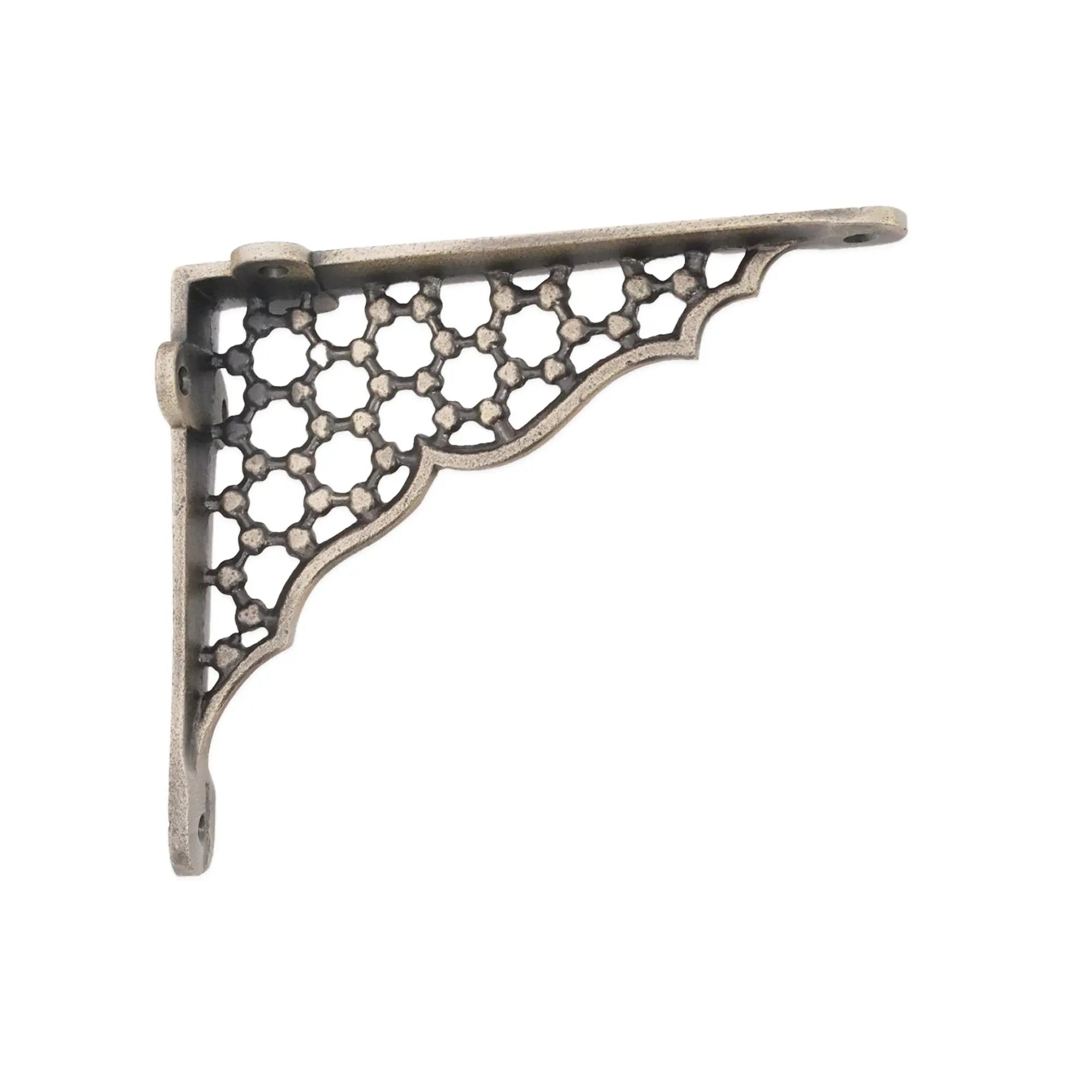 Honeycomb Shelf Bracket Matt Antique (Sold in Pairs) Spira