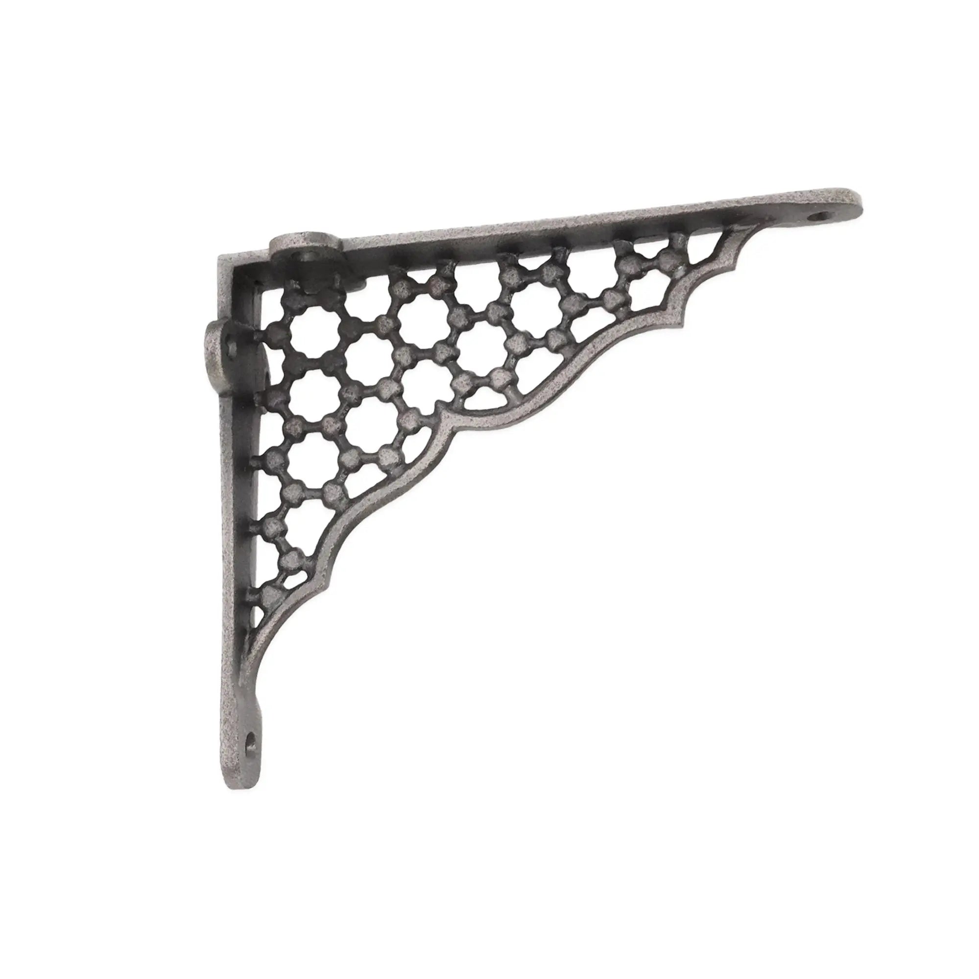 Honeycomb Shelf Bracket Pewter (Sold in Pairs) Spira