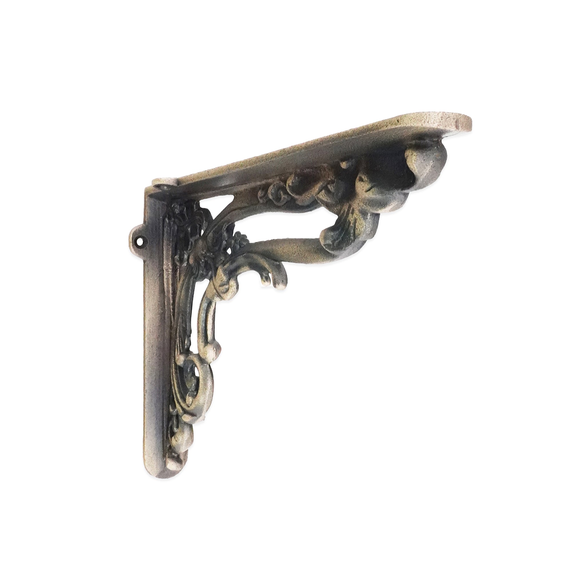 Apple Shelf Bracket Matt Antique (Sold in Pairs)