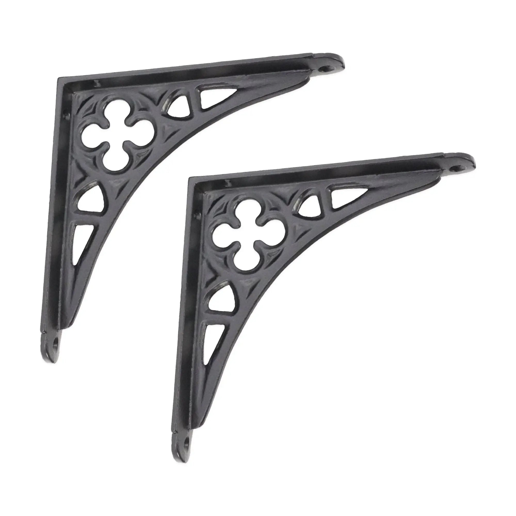 Victorian Gothic Shelf Bracket Black (Sold in Pairs) Spira