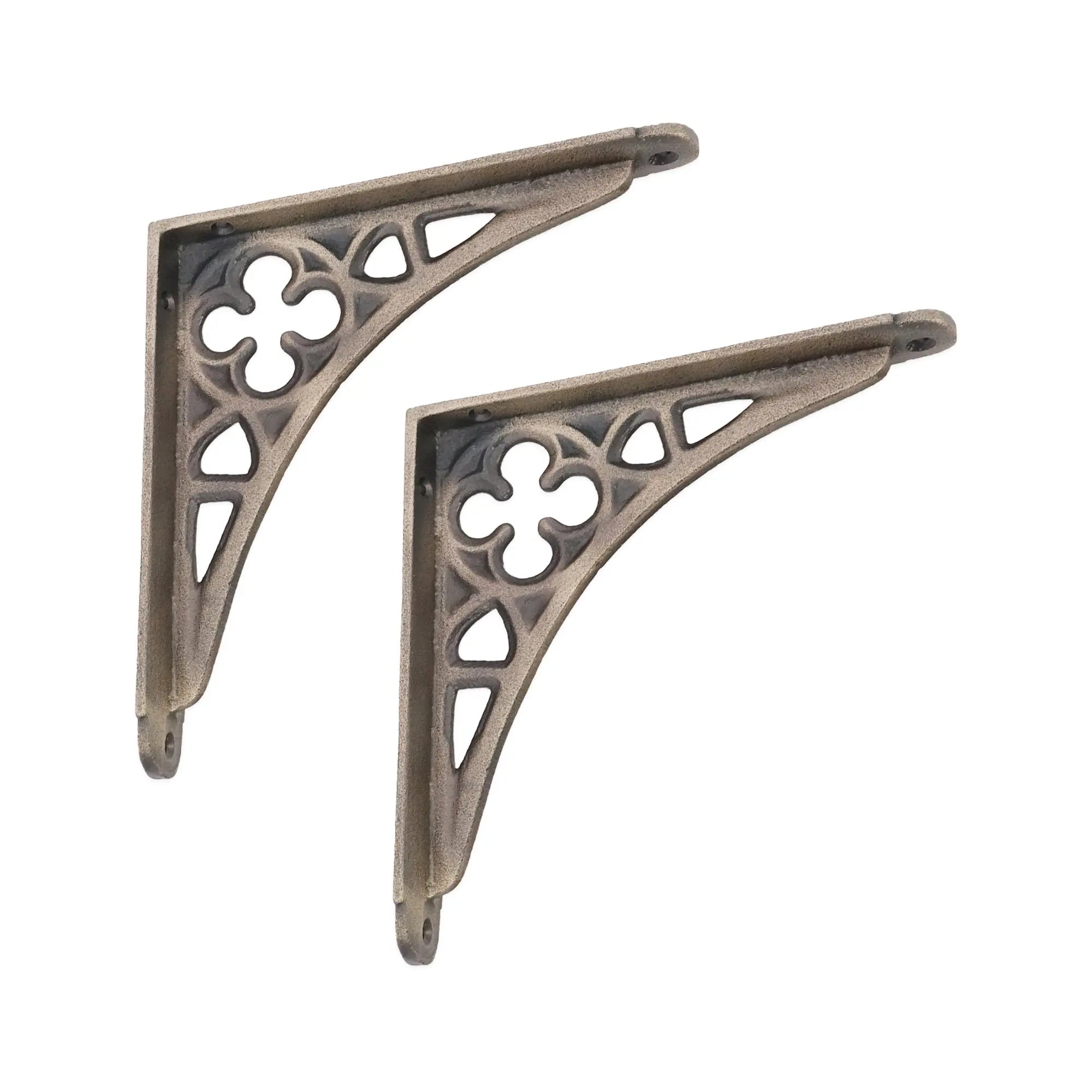 Victorian Gothic Shelf Bracket Matt Antique (Sold in Pairs) Spira