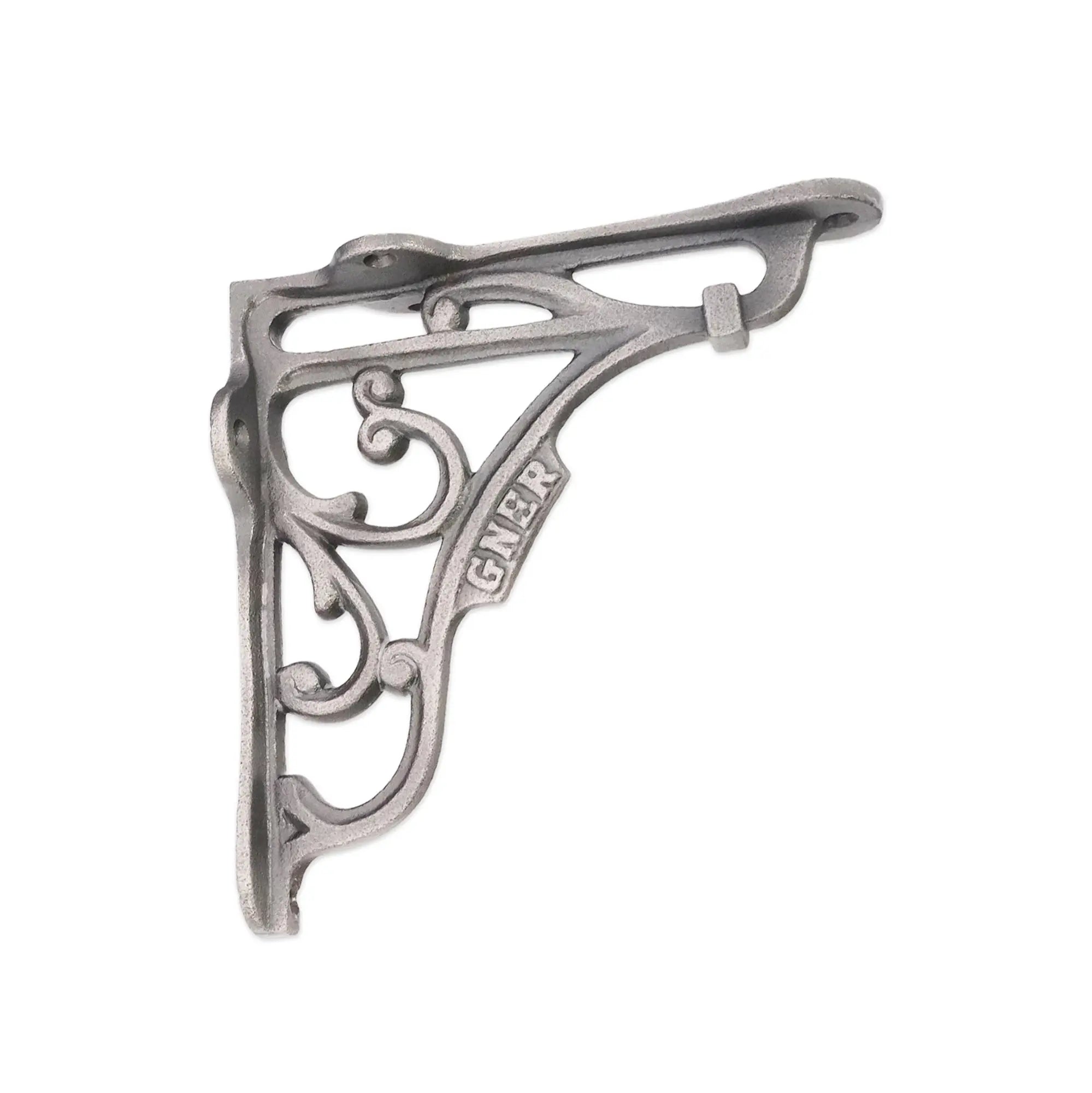 GNER Shelf Bracket Pewter 125x125mm (Sold in Pairs) Spira