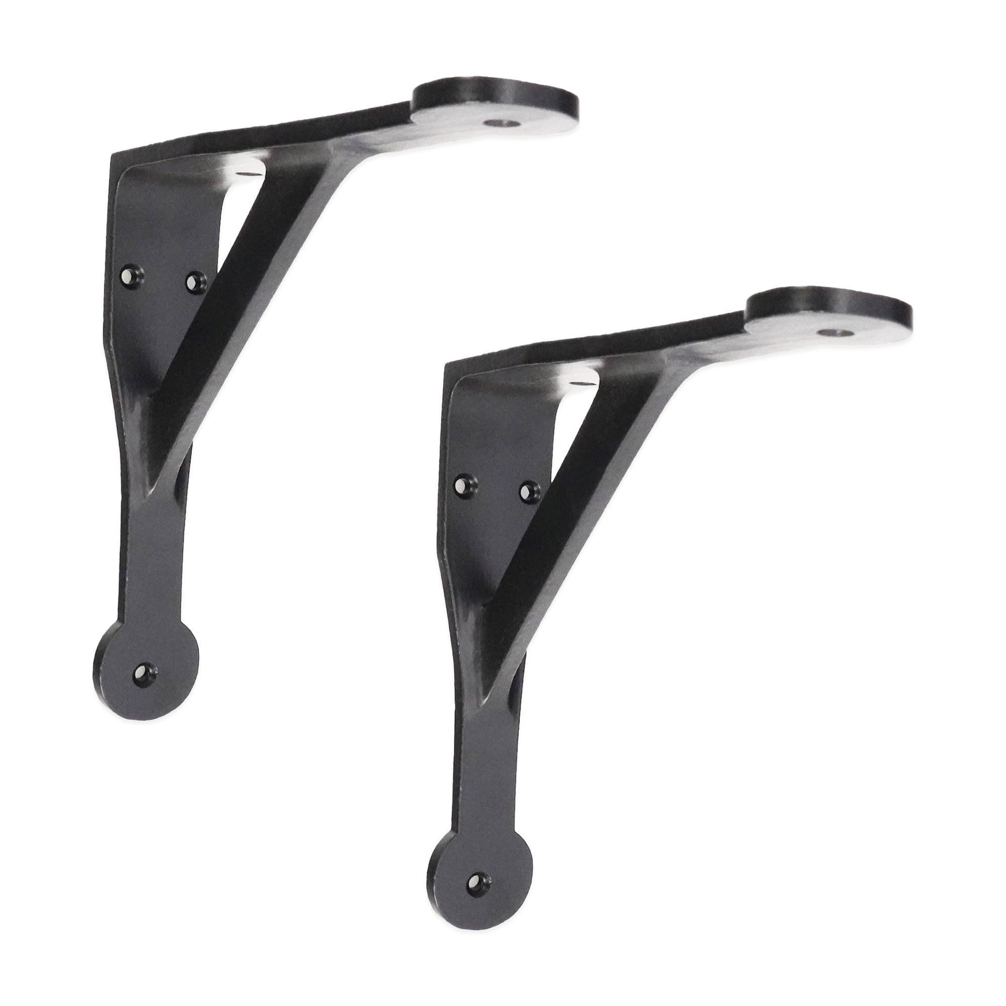 Penny Gallow Shelf Bracket Black (Sold in Pairs)