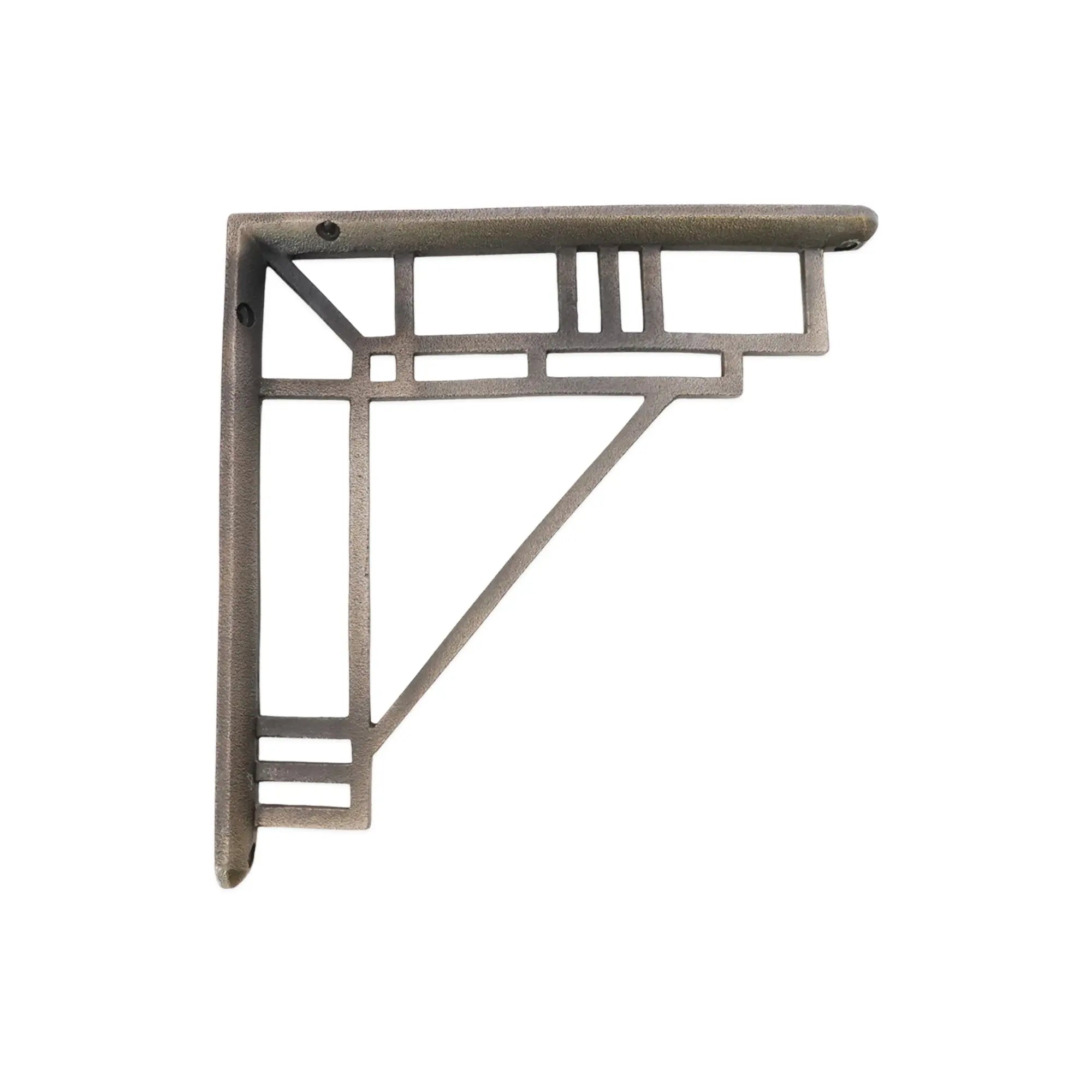 Art Deco Shelf Bracket Matt Antique (Sold in Pairs) Spira