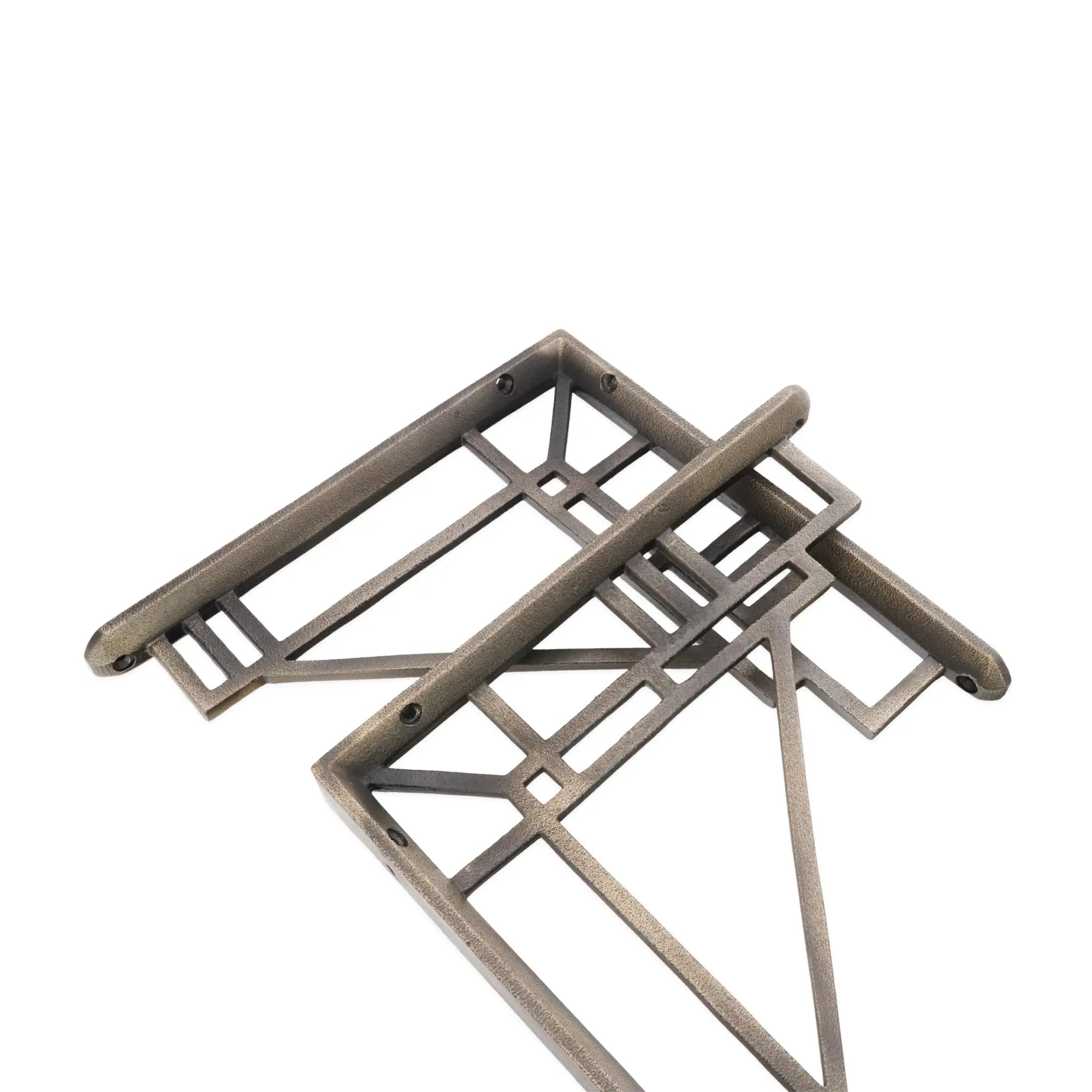 Art Deco Shelf Bracket Matt Antique (Sold in Pairs) Spira
