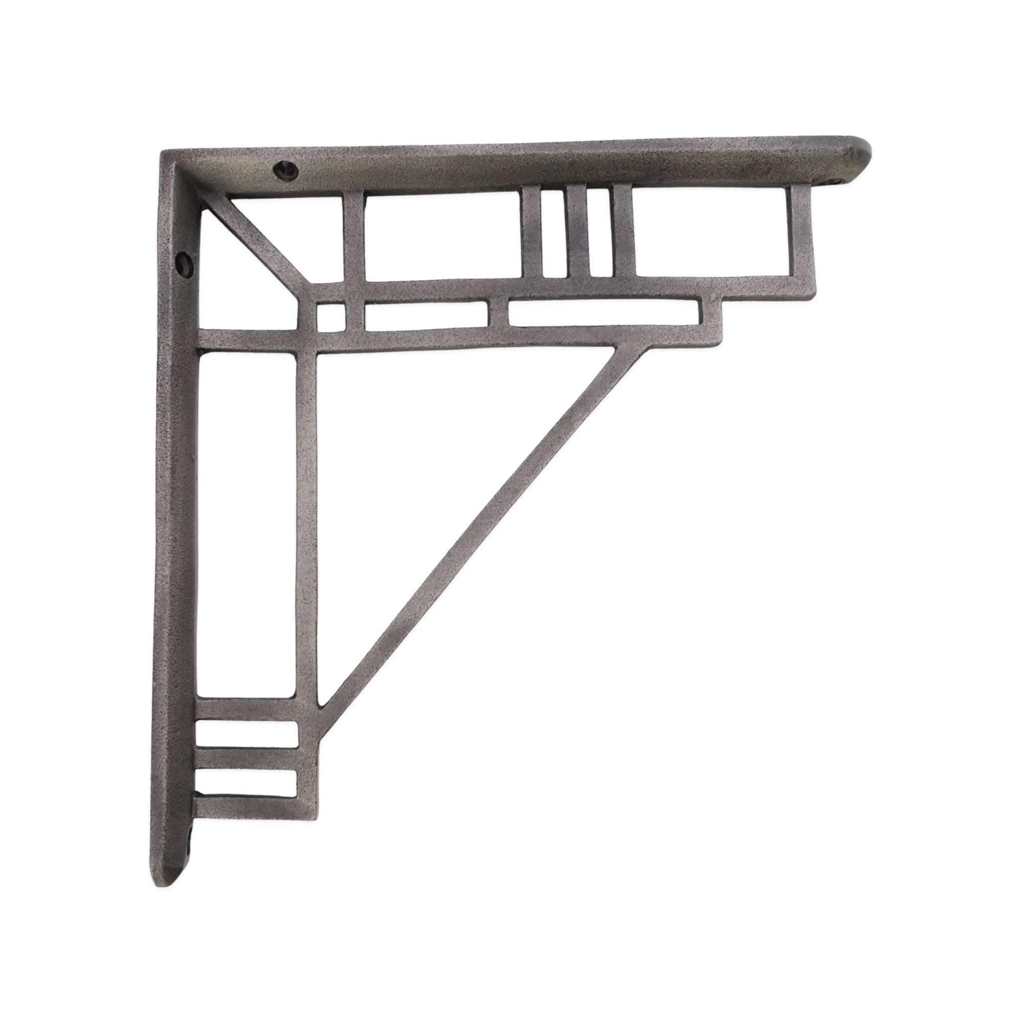 Art Deco Shelf Bracket Pewter (Sold in Pairs)