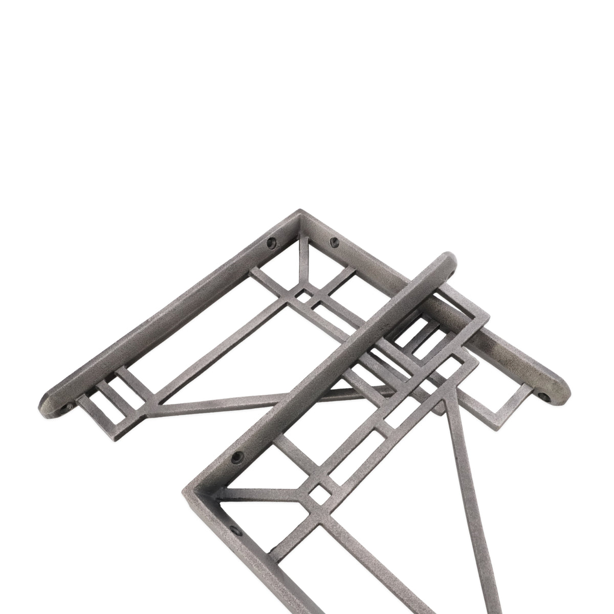 Art Deco Shelf Bracket Pewter (Sold in Pairs)