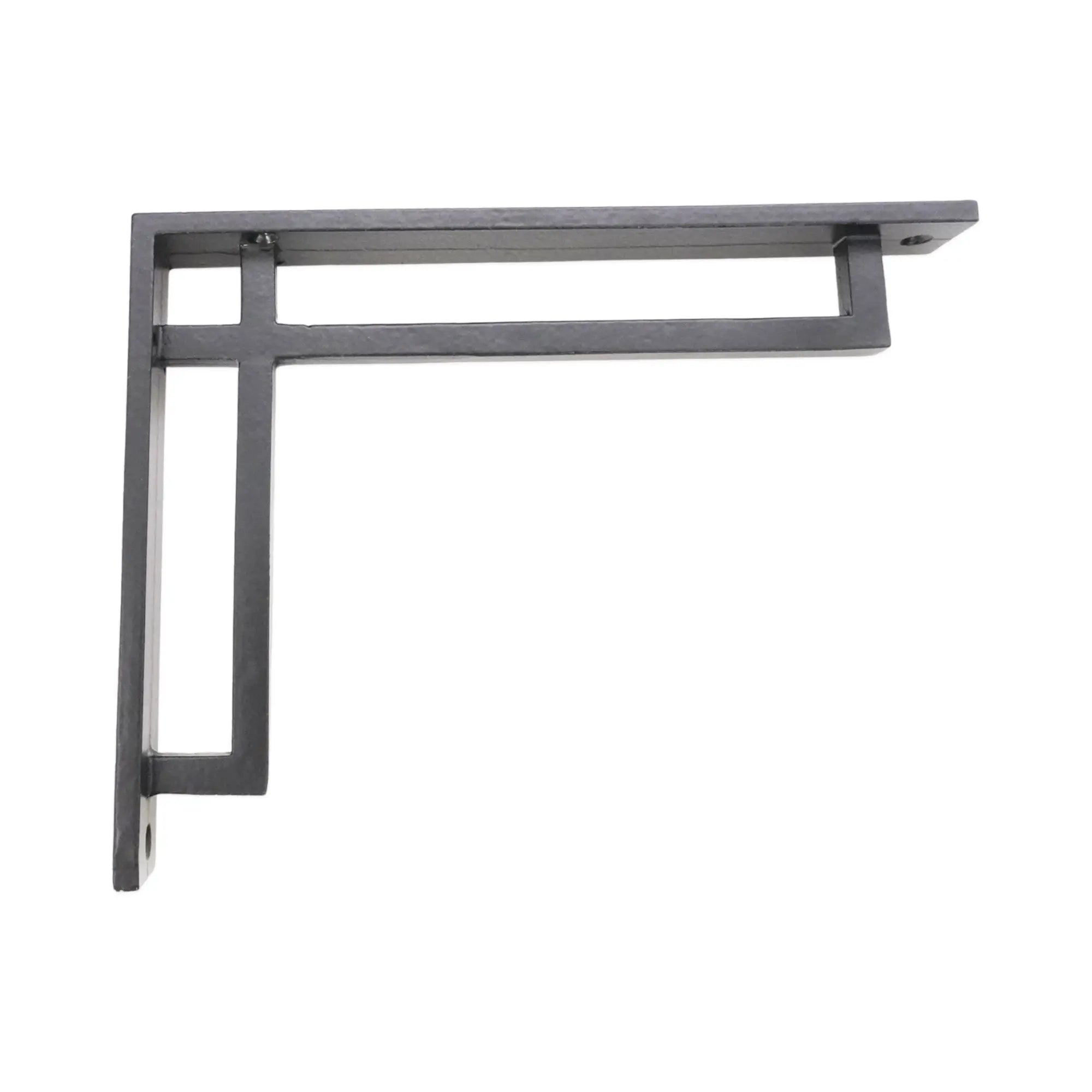 Narrow Art Deco Bracket Black (Sold in Pairs) Spira
