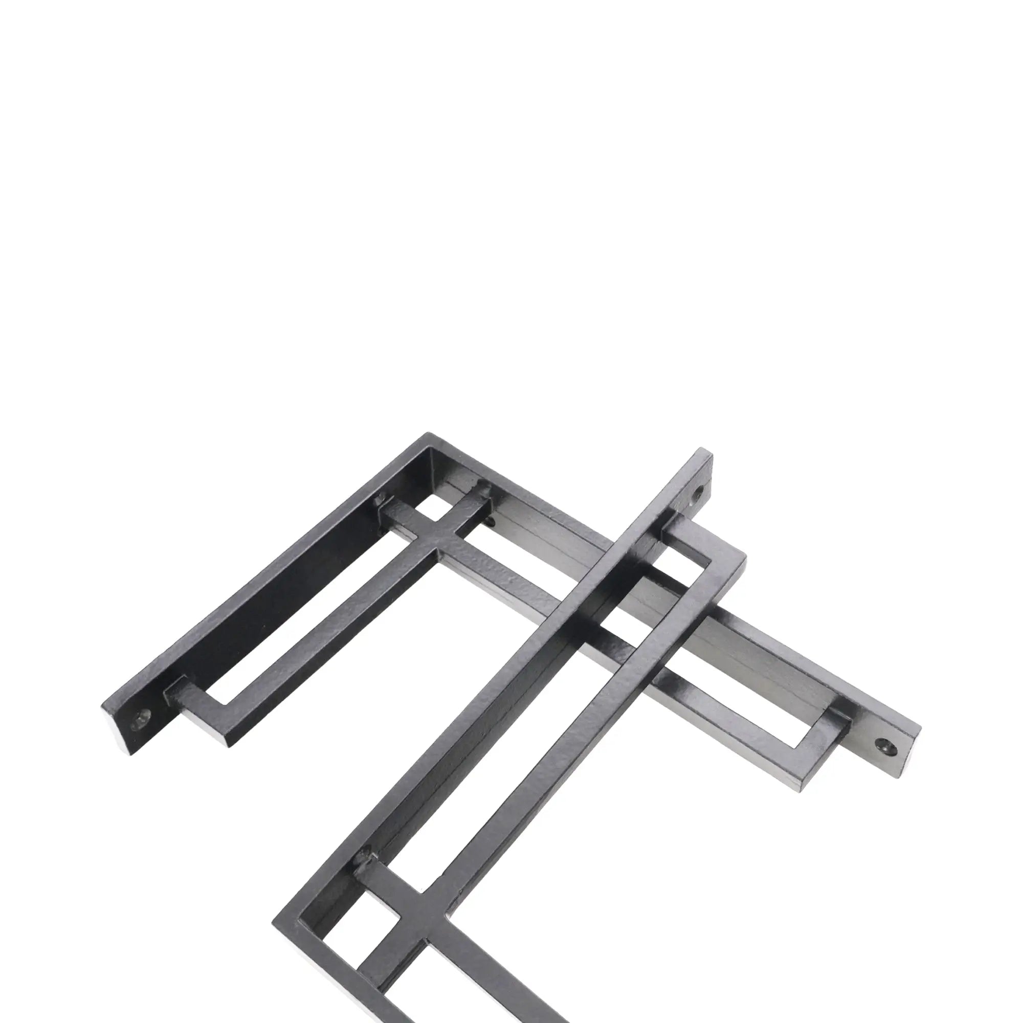 Narrow Art Deco Bracket Black (Sold in Pairs) Spira
