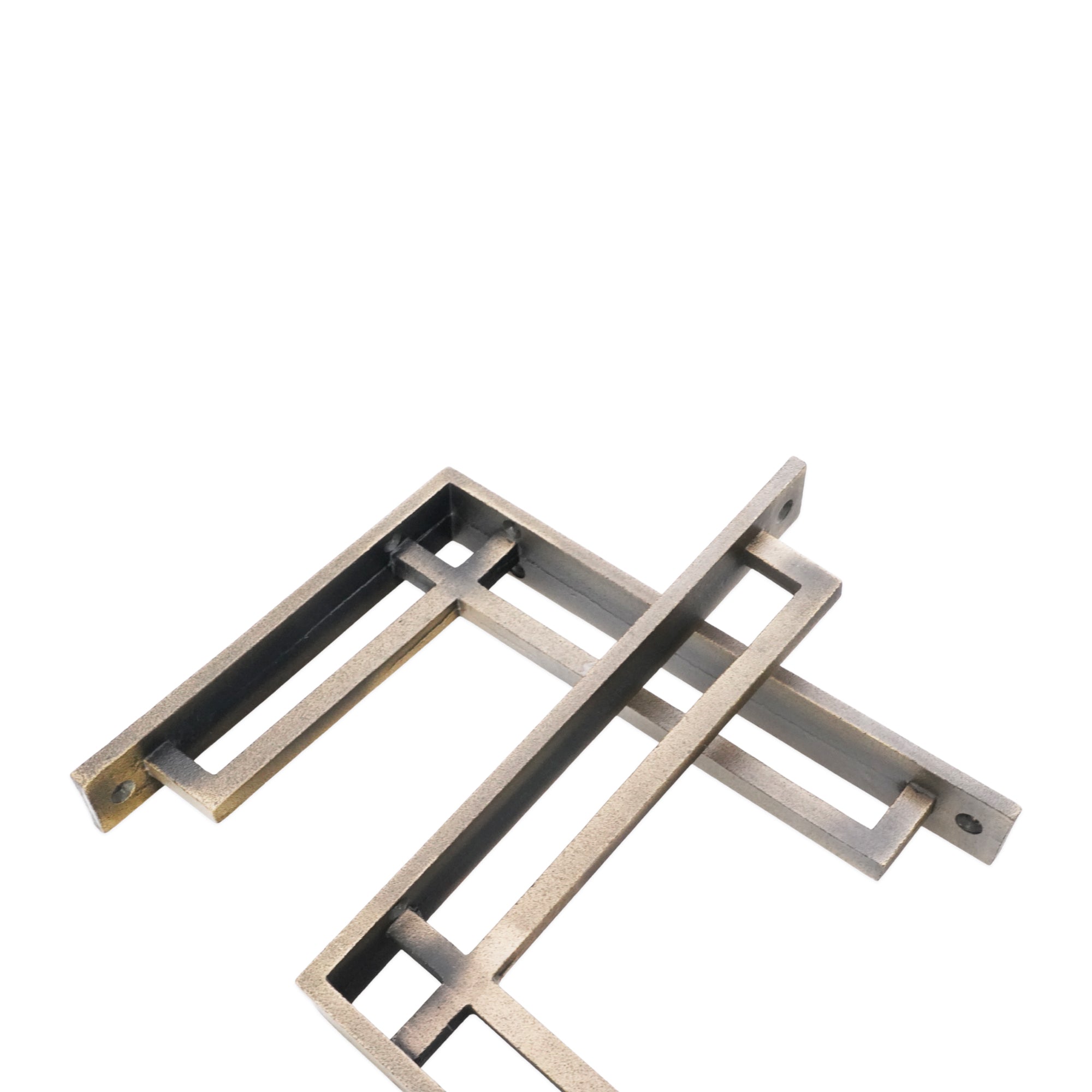 Narrow Art Deco Bracket Matt Antique (Sold in Pairs)