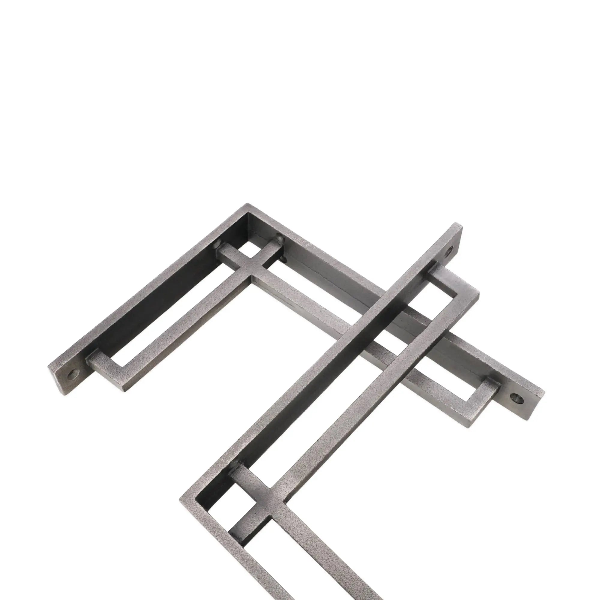 Narrow Art Deco Bracket Pewter (Sold in Pairs) Spira