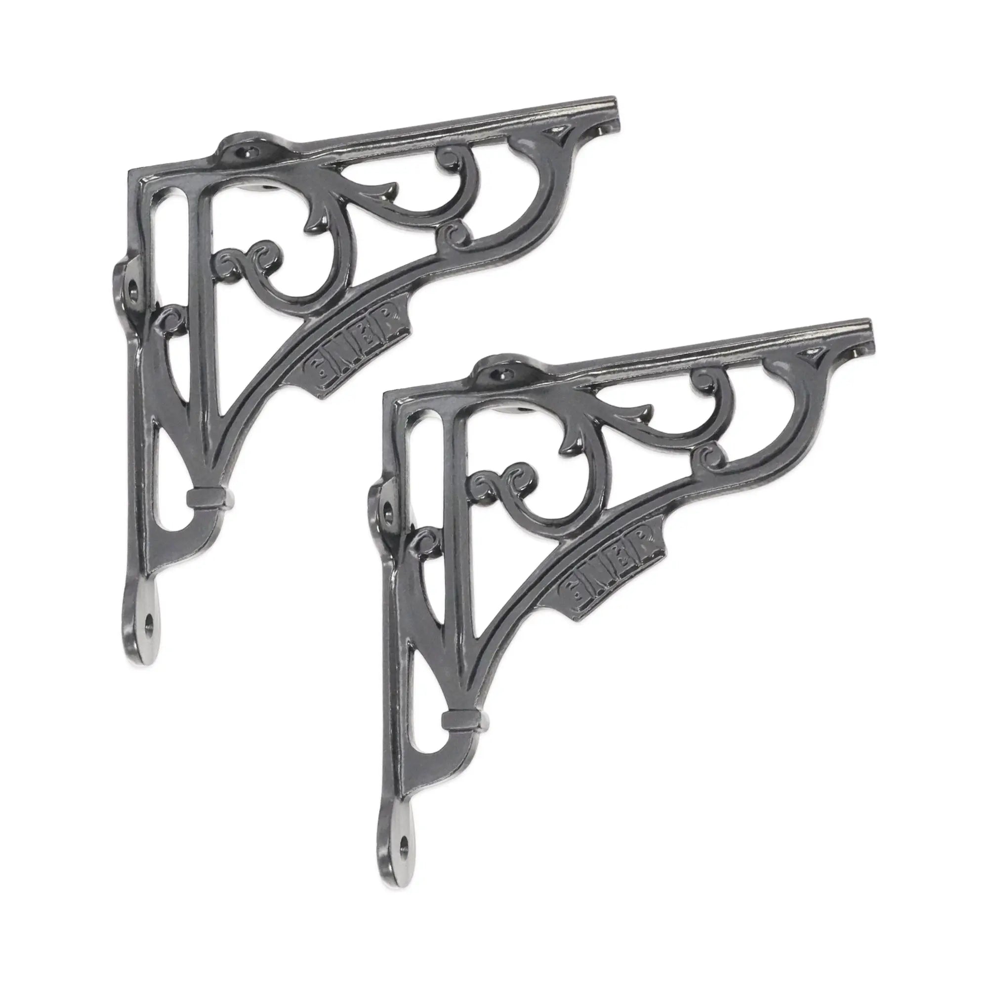 GNER Shelf Bracket Black 150x150mm (Sold in Pairs) Spira