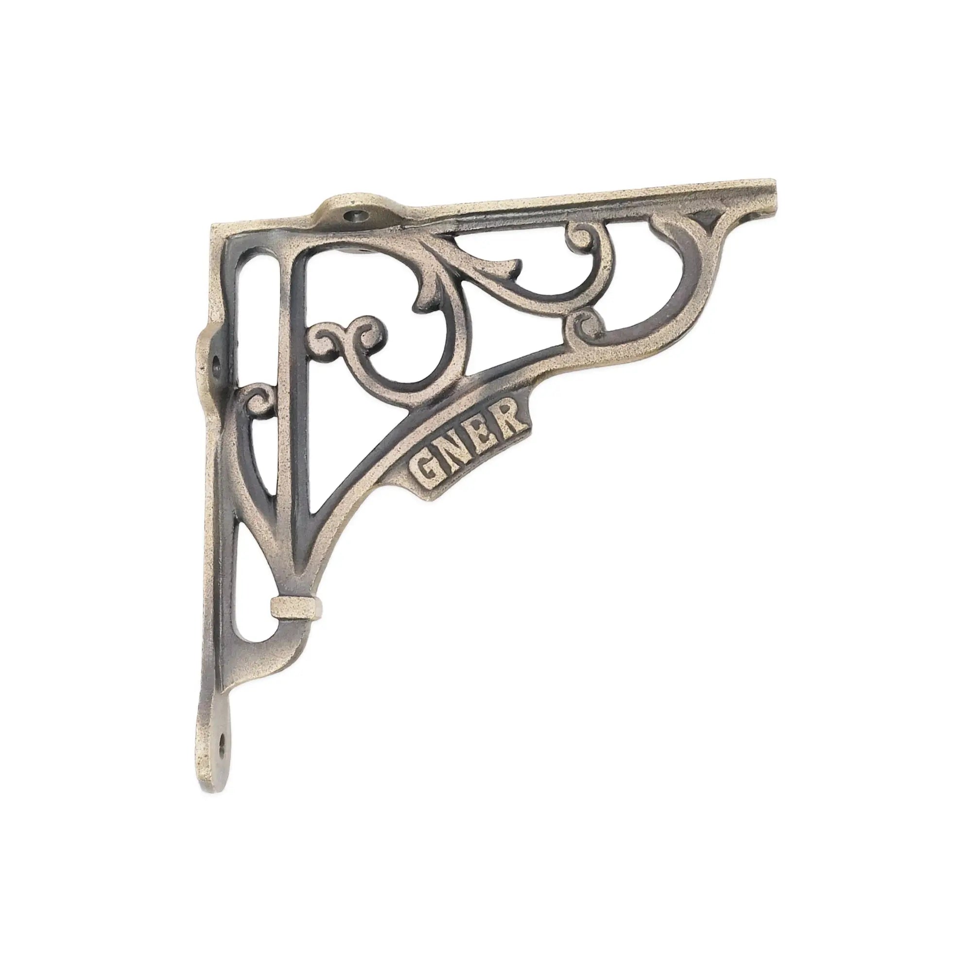 GNER Shelf Bracket Matt Antique 150x150mm (Sold in Pairs) Spira