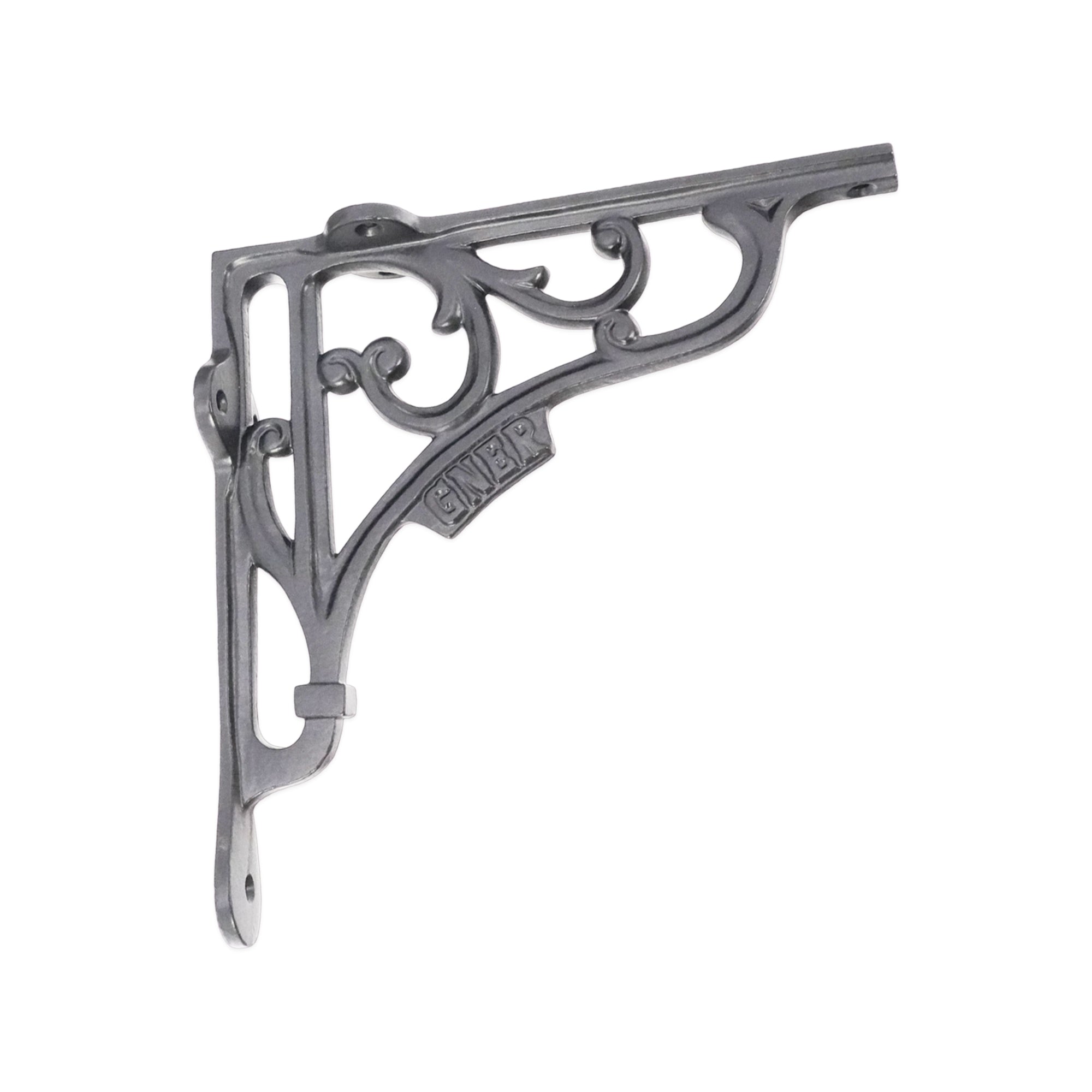 GNER Shelf Bracket Black 180x180mm (Sold in Pairs)