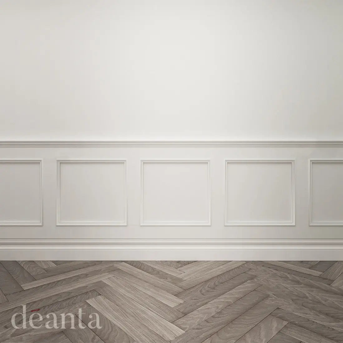 Balmoral White Primed Wall Panelling
