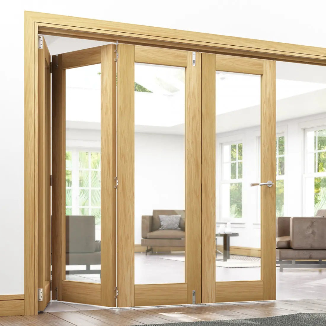 Bifold Frame Kit Unfinished Oak