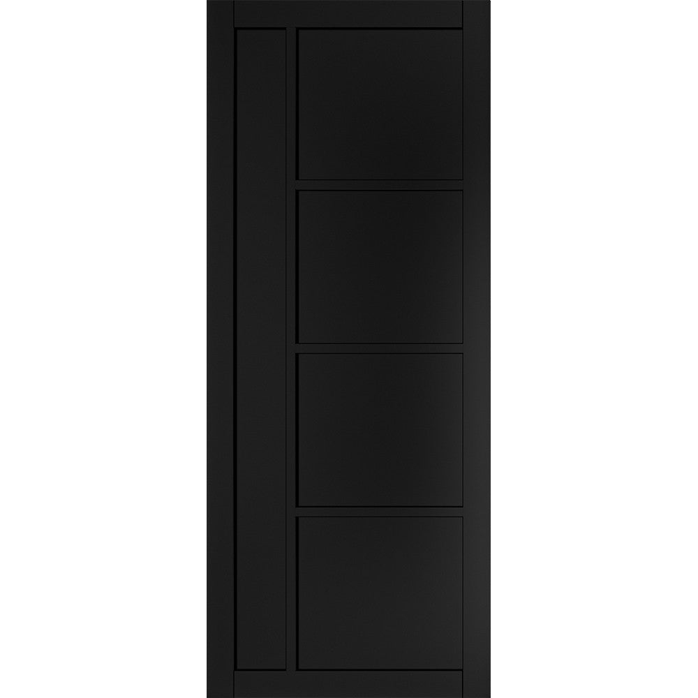 Brixton Black Prefinished Internal Door