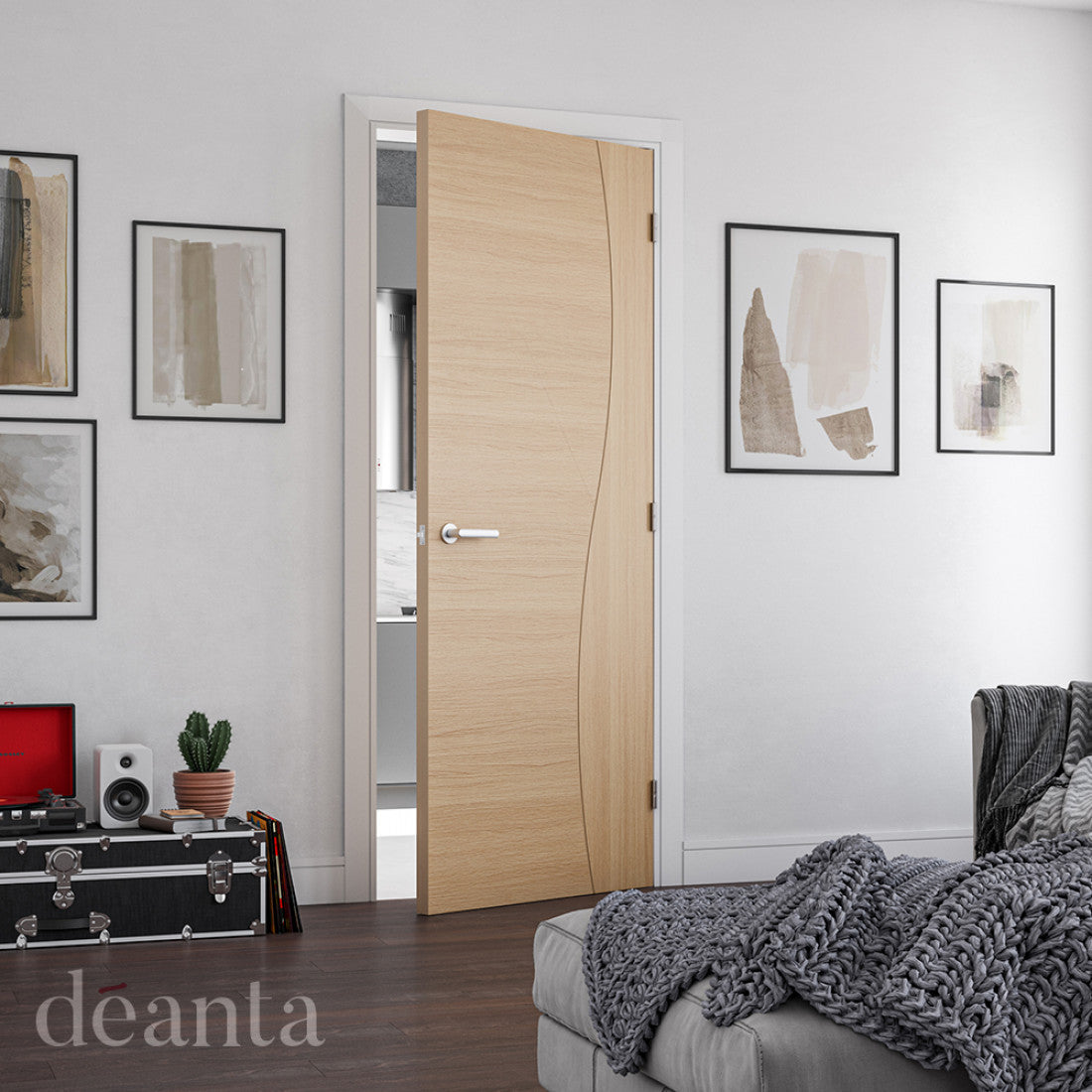 Cadiz Prefinished Oak internal door Deanta life