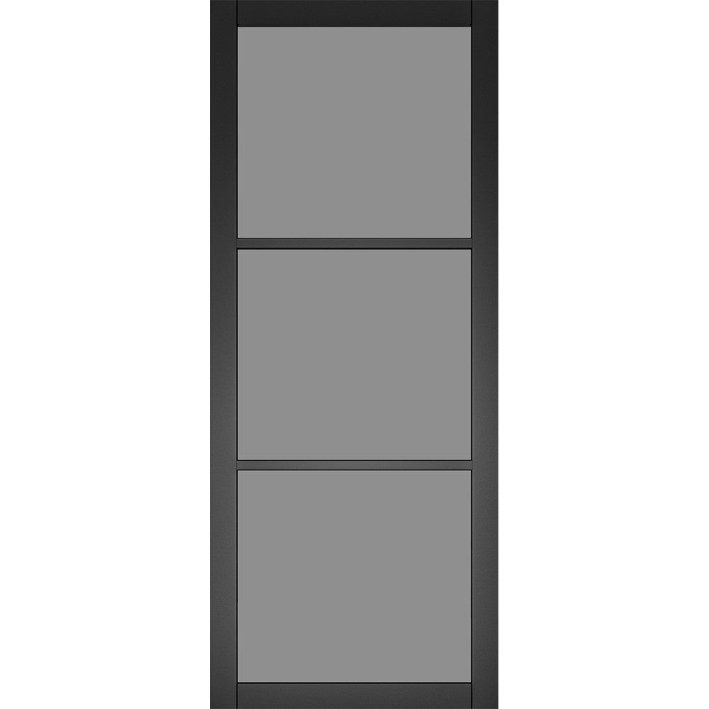 Camden Black Prefinished Tinted Glaze Internal Door