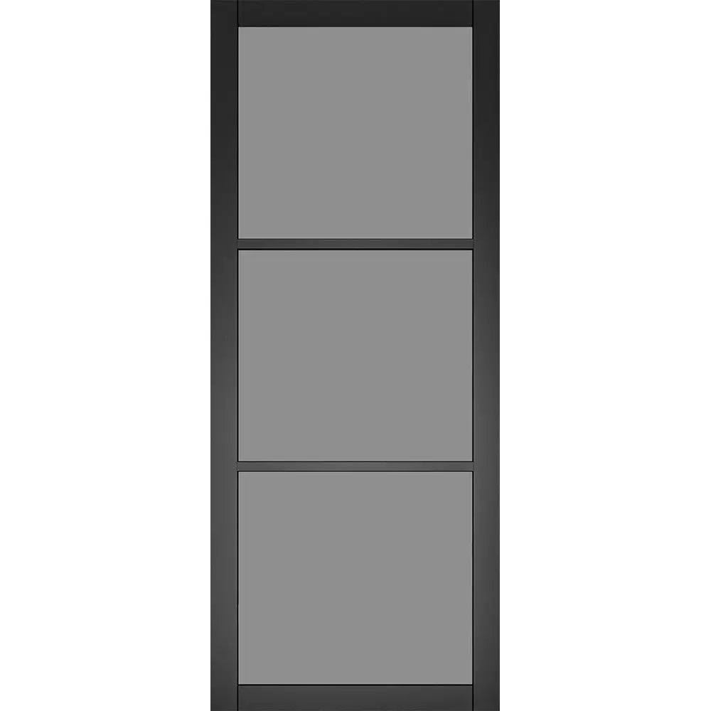 Camden Black Prefinished Tinted Glaze Internal Door