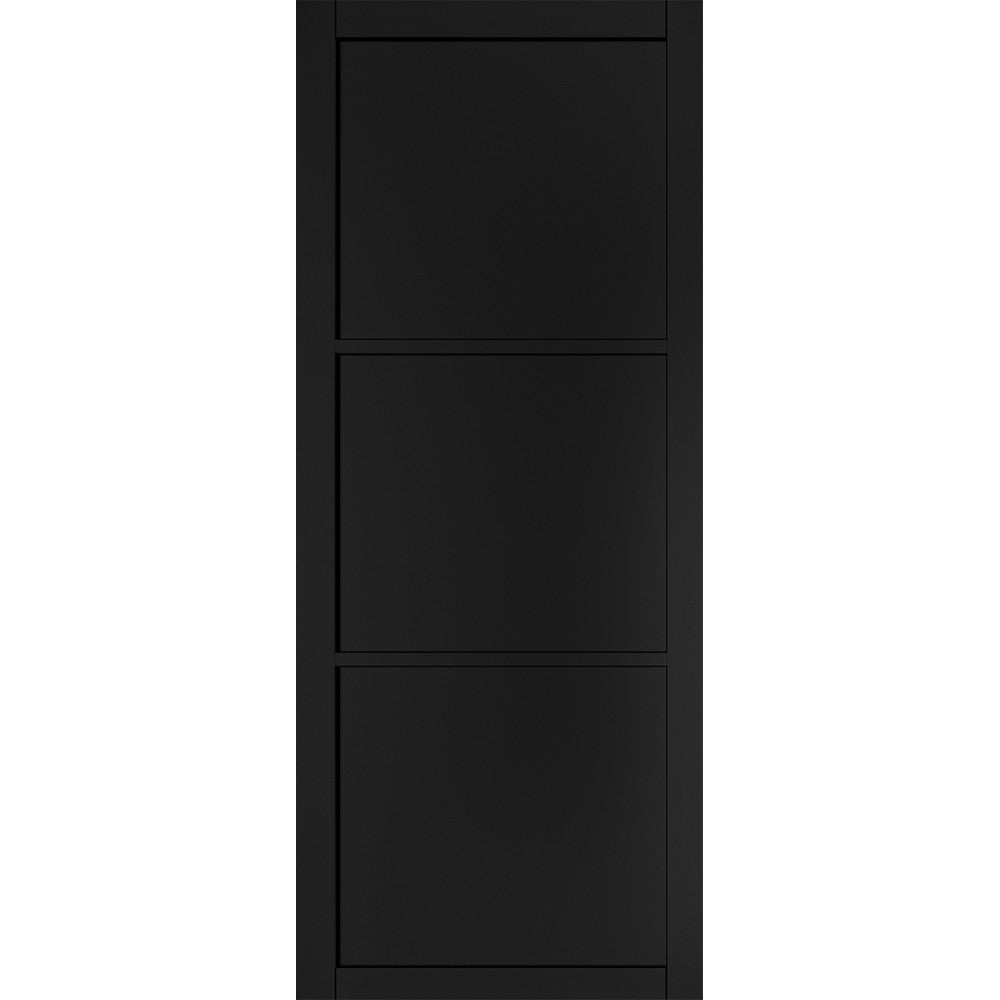 Camden Black Urban Prefinished Door