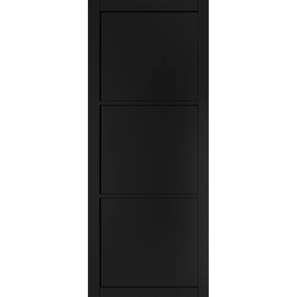 Camden Black Urban Prefinished Door