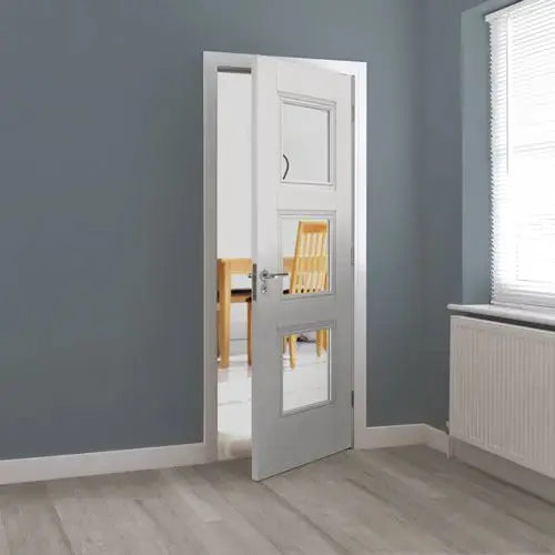 Catton Glazed Internal white primed door JB Kind