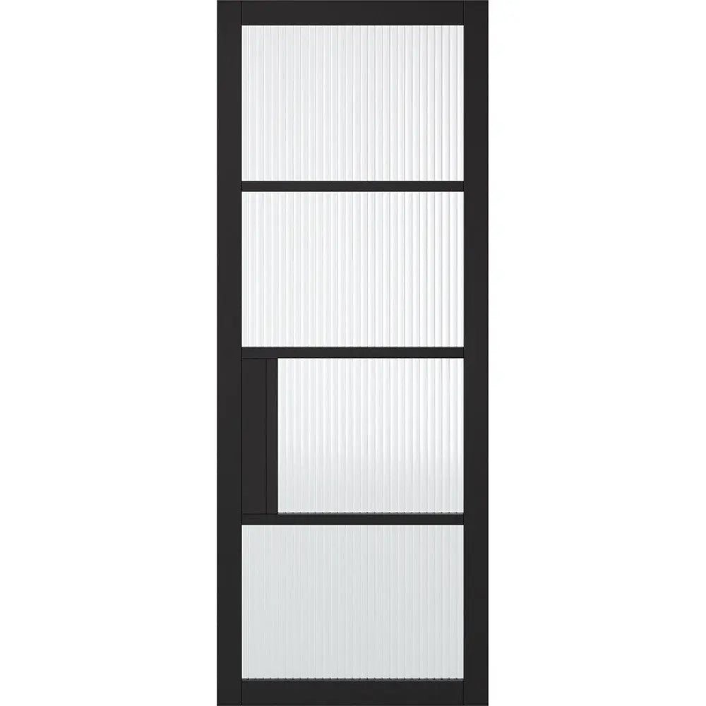 Chelsea 4L Reeded Pre-finished Black
