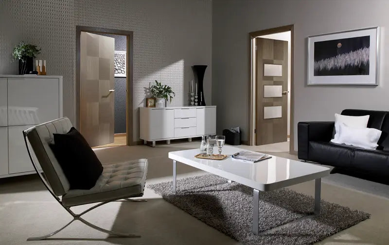 Choco Grey Apollo 3L Clear Glazed LPD Doors