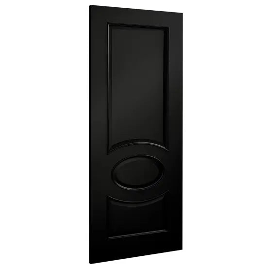 Clarendon Black Prefinished Door Deanta