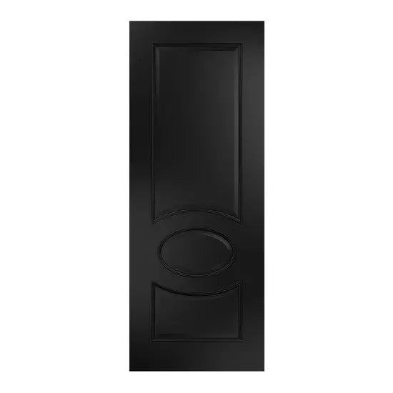 Clarendon Black Prefinished Door Deanta