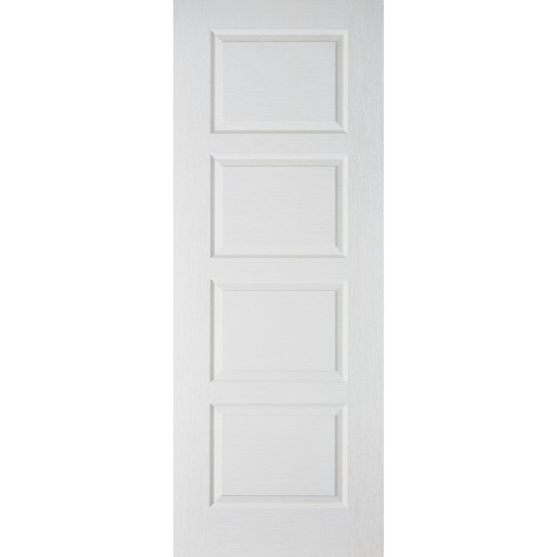Contemporary 4P Primed White Fire Door