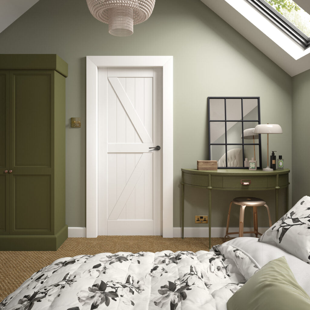 Cottage Internal White Primed Door