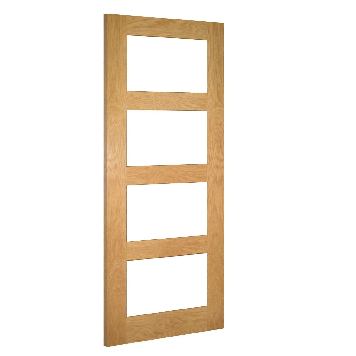 Coventry Unfinished Oak Glazed Internal door Deanta