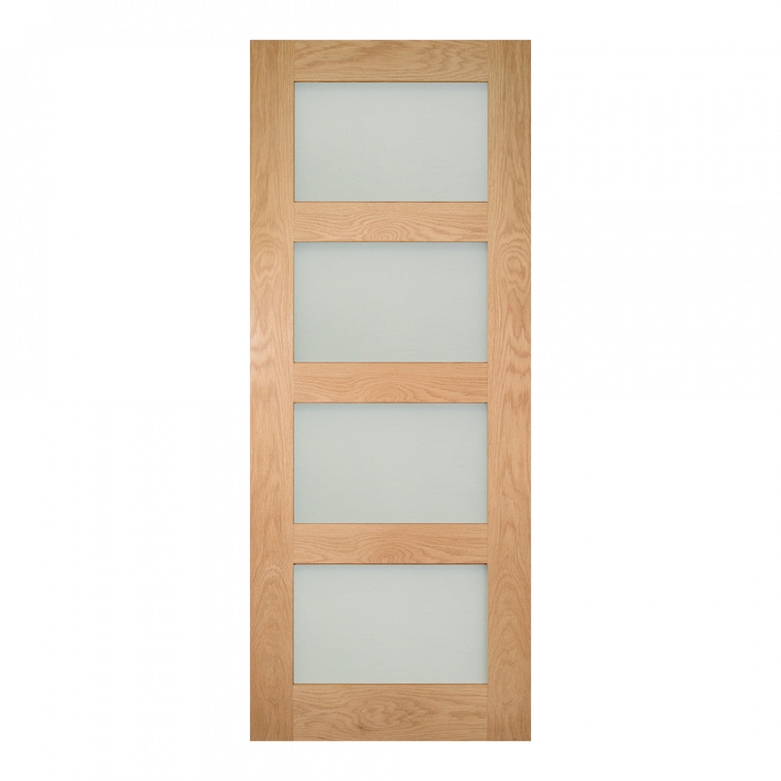 Coventry Unfinished Oak Obscure Glaze Internal Door