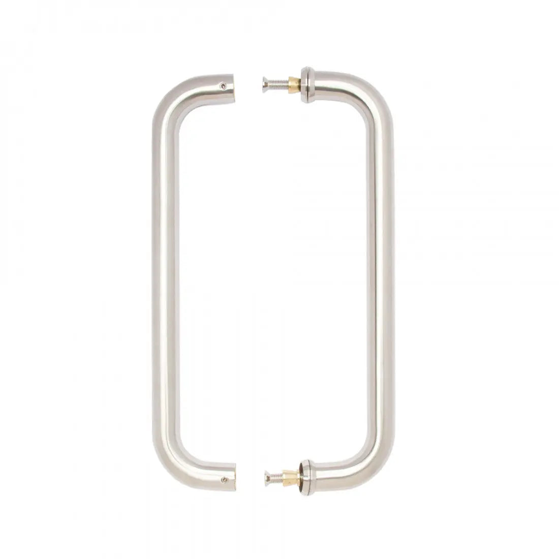 D-Pull Handle Satin Steel 22mm