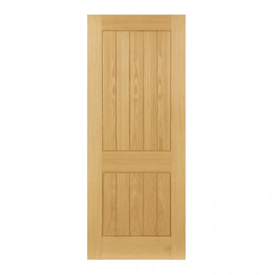 Ely Prefinished Oak 2 Panel internal door Oak
