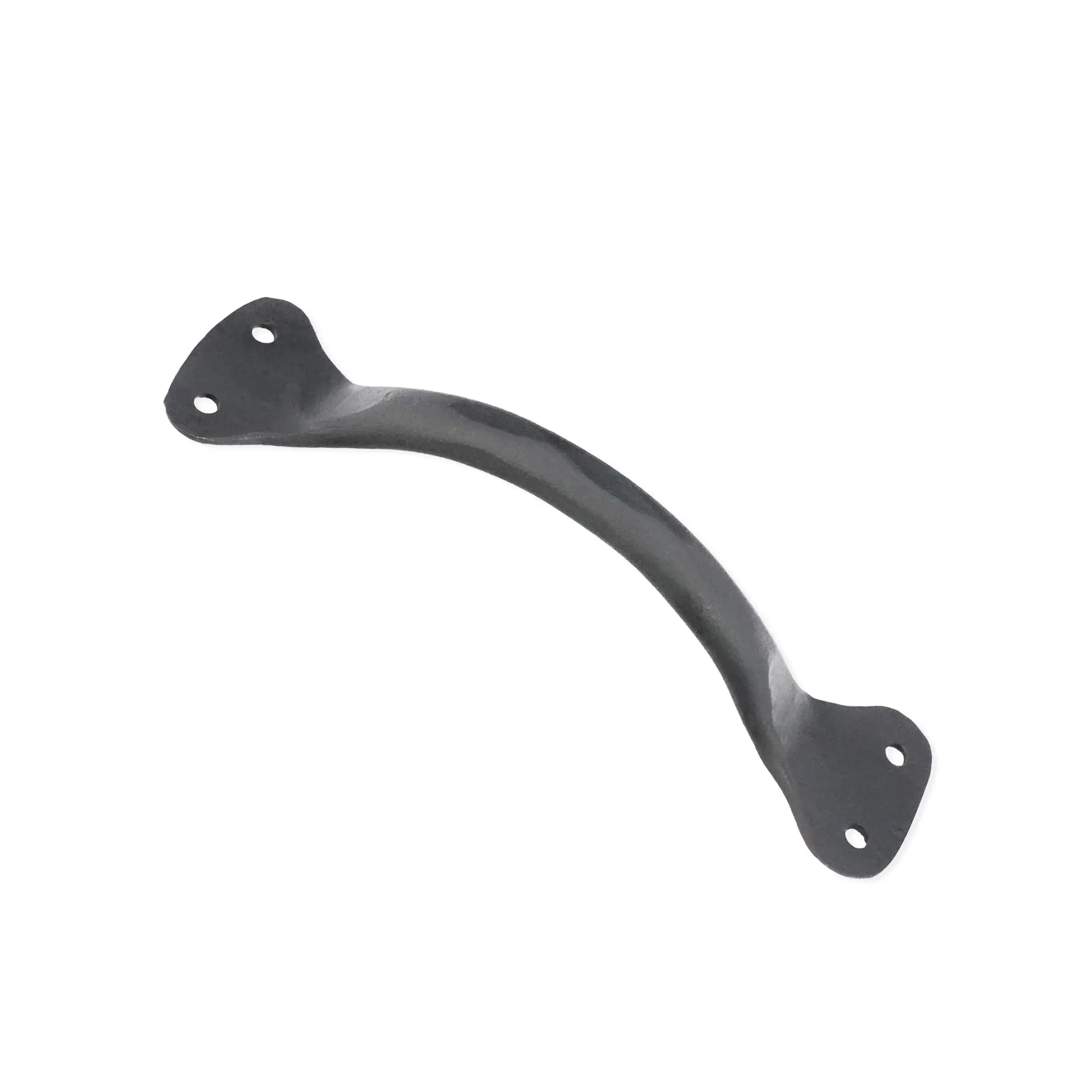 Hammered Pull Handle Medium Matt Black Spira