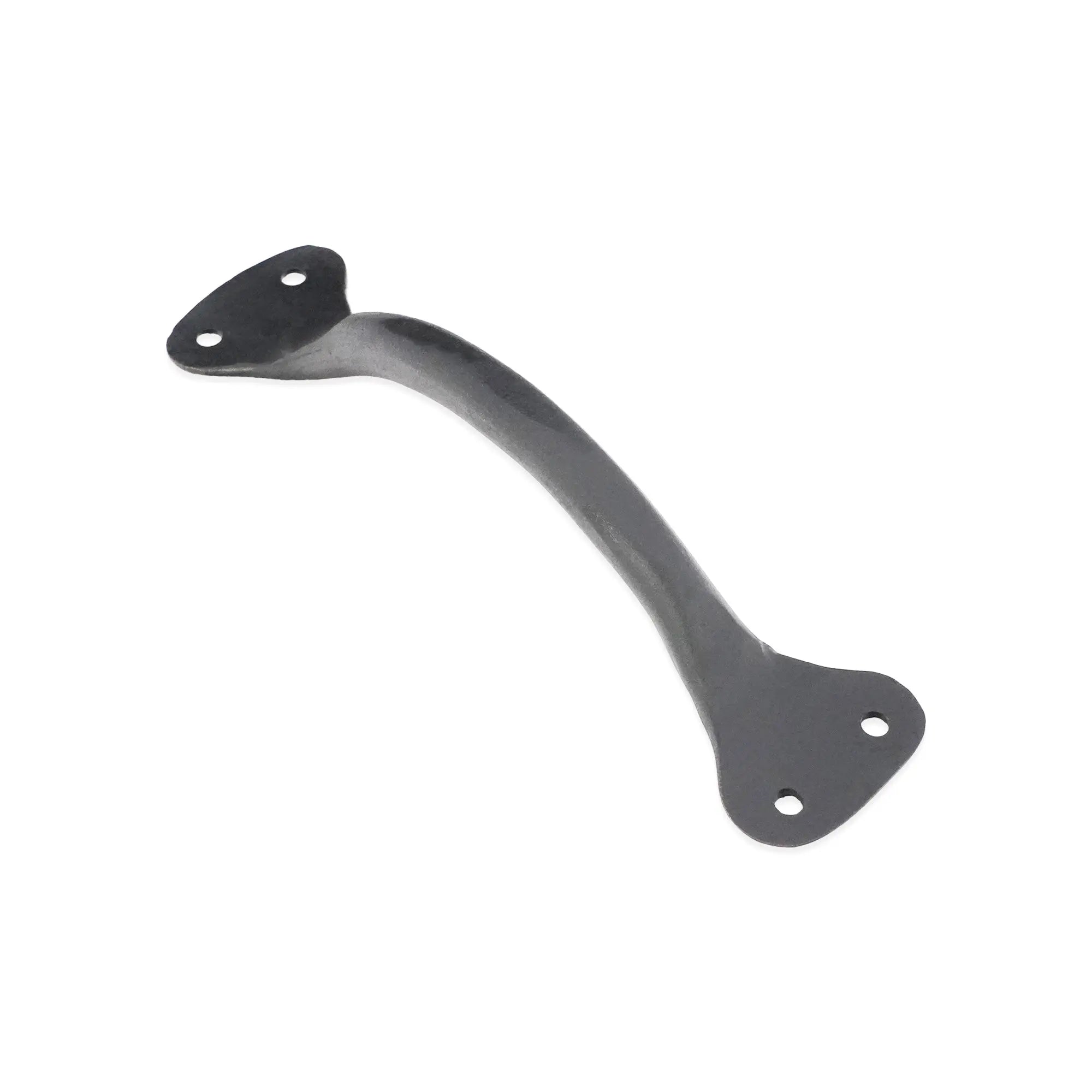 Hammered Pull Handle Medium Matt Black Spira