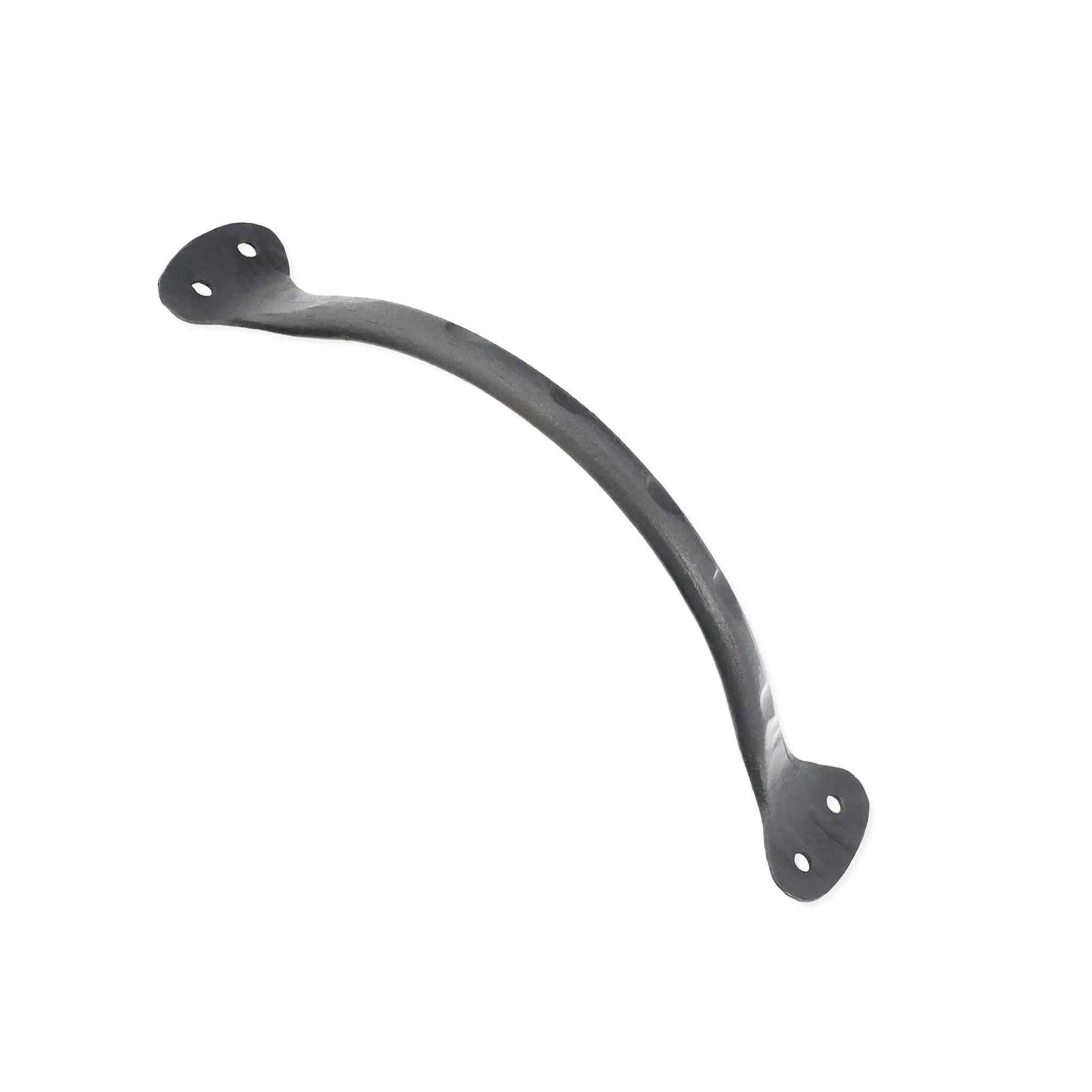 Hammered Pull Handle Large Matt Black Spira