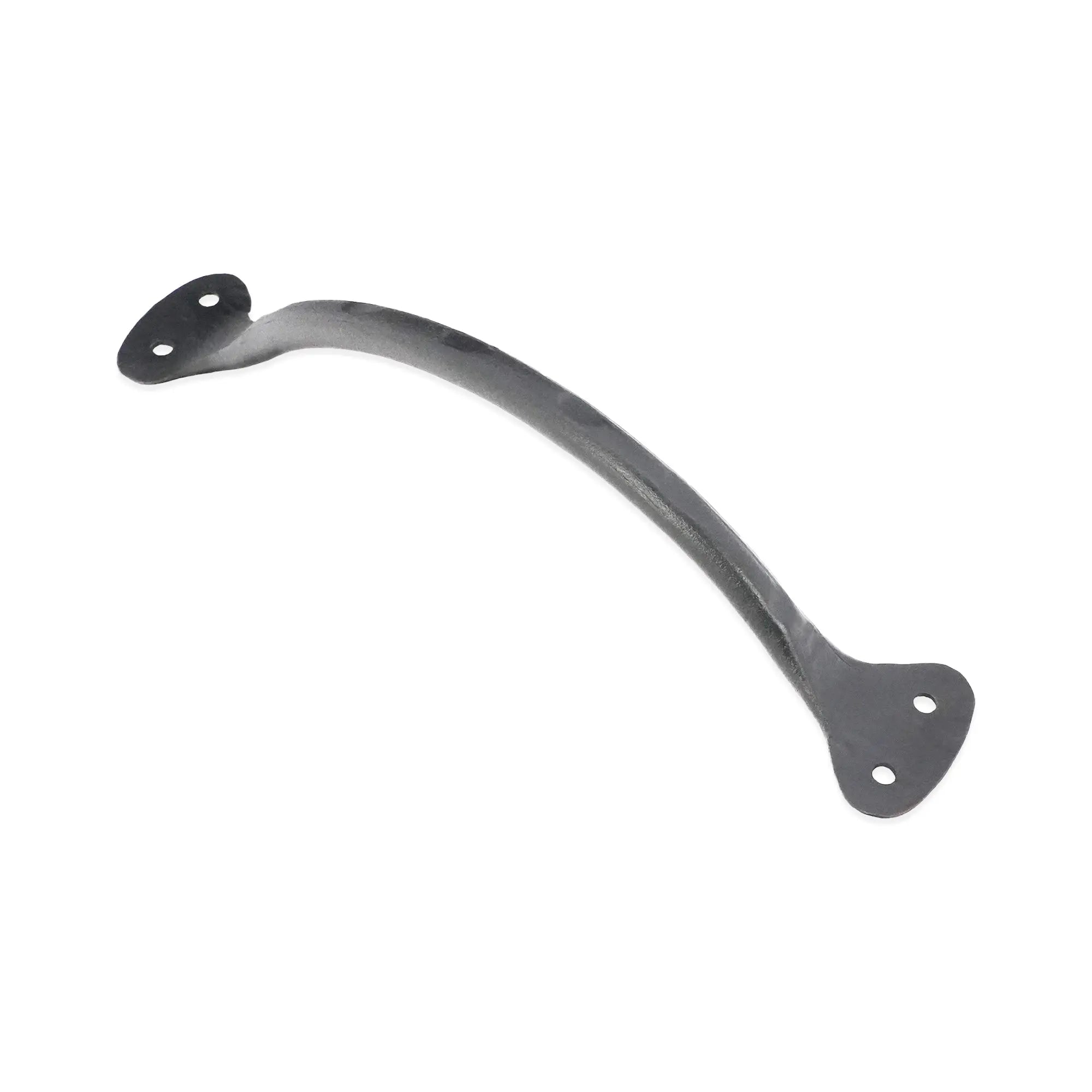 Hammered Pull Handle Large Matt Black Spira