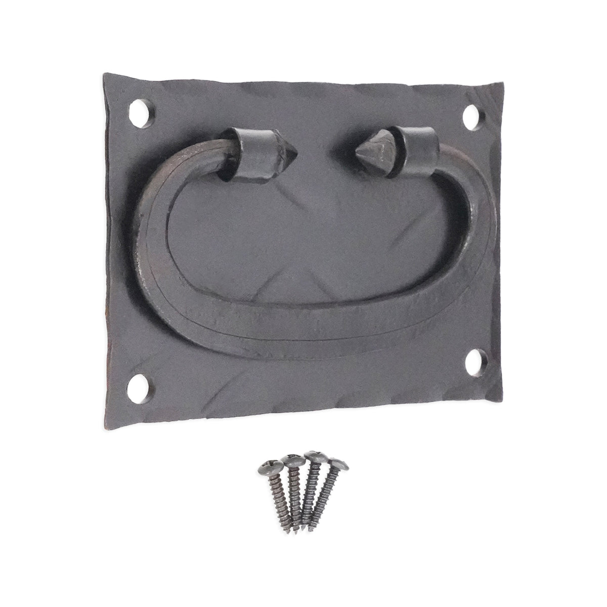 Spike Ring Drop Pull Matt Black