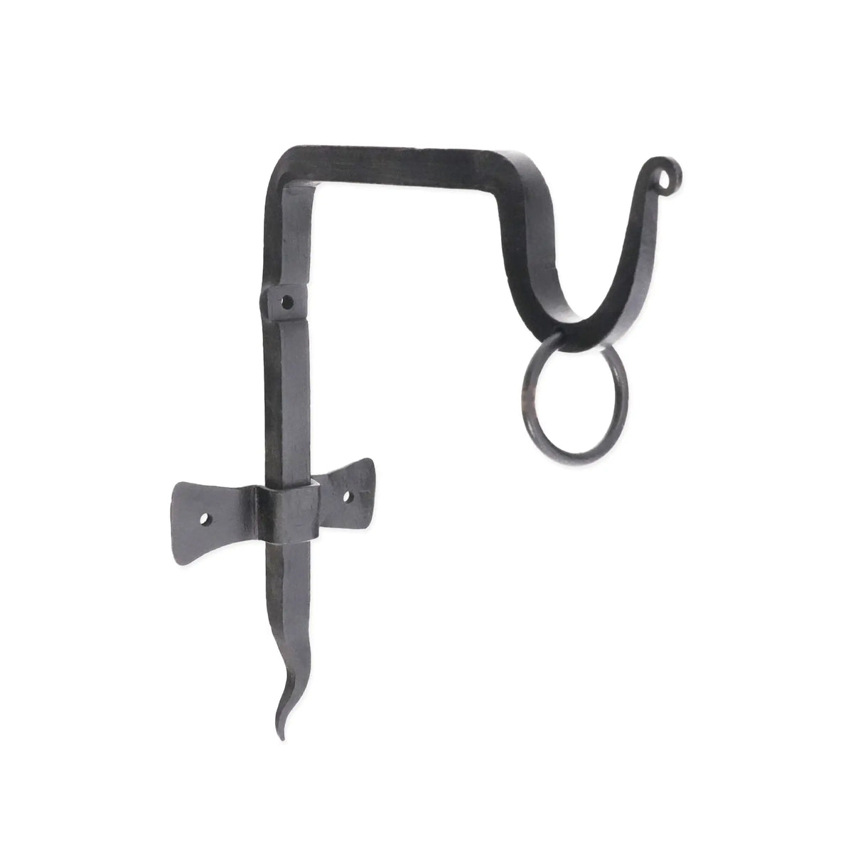 Cosmo Twist Shelf Support Matt Black Spira