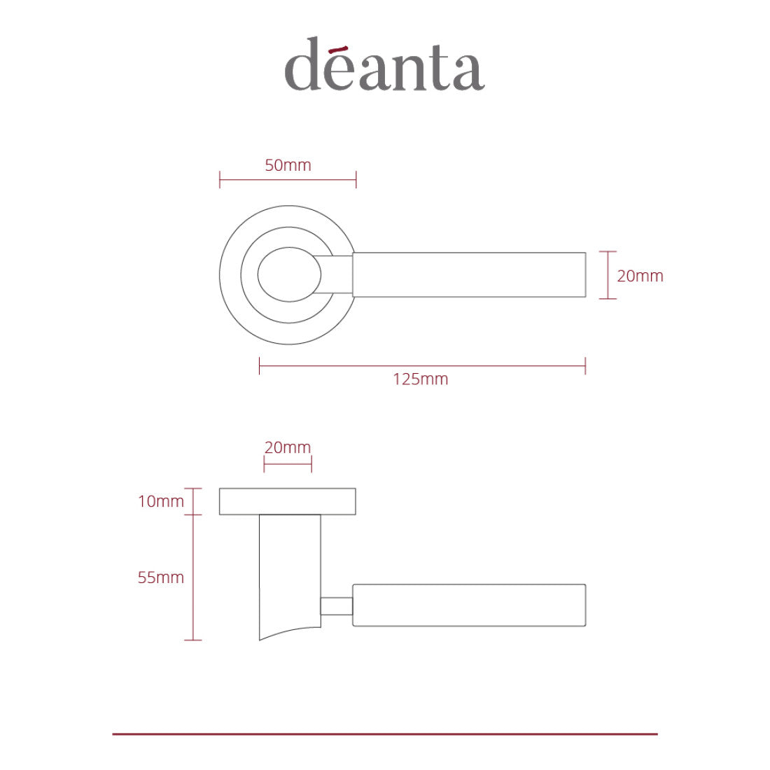 Arcadia Polished Chrome Handle